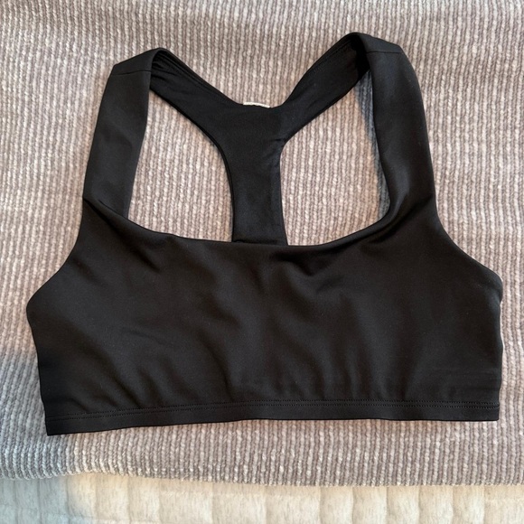 ALO Yoga Black Racerback Sports Bra - Picture 10 of 11